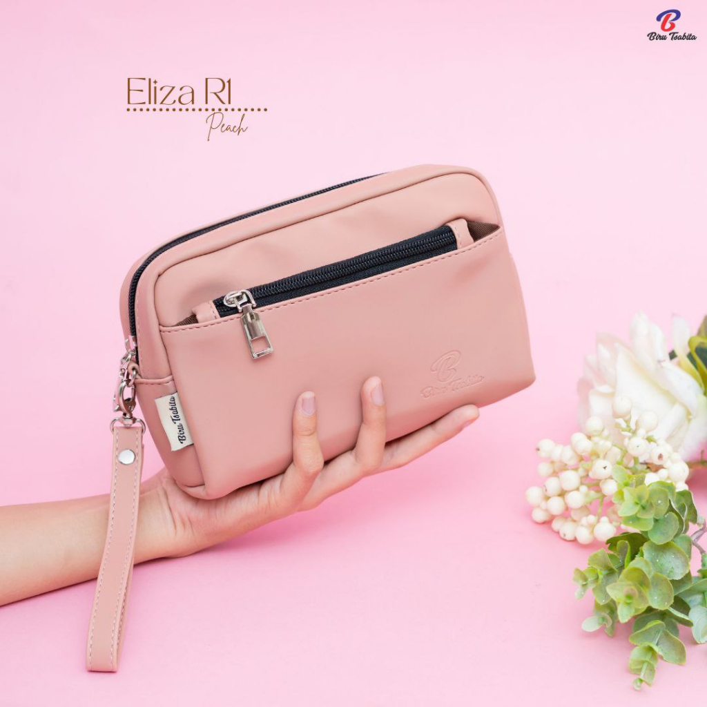 ELIZA R1 BIRU TSABITA / POUCH BIRU TSABITA / ELIZA BIRU TSABITA / DOMPET ELIZA / DOMPET WANITA