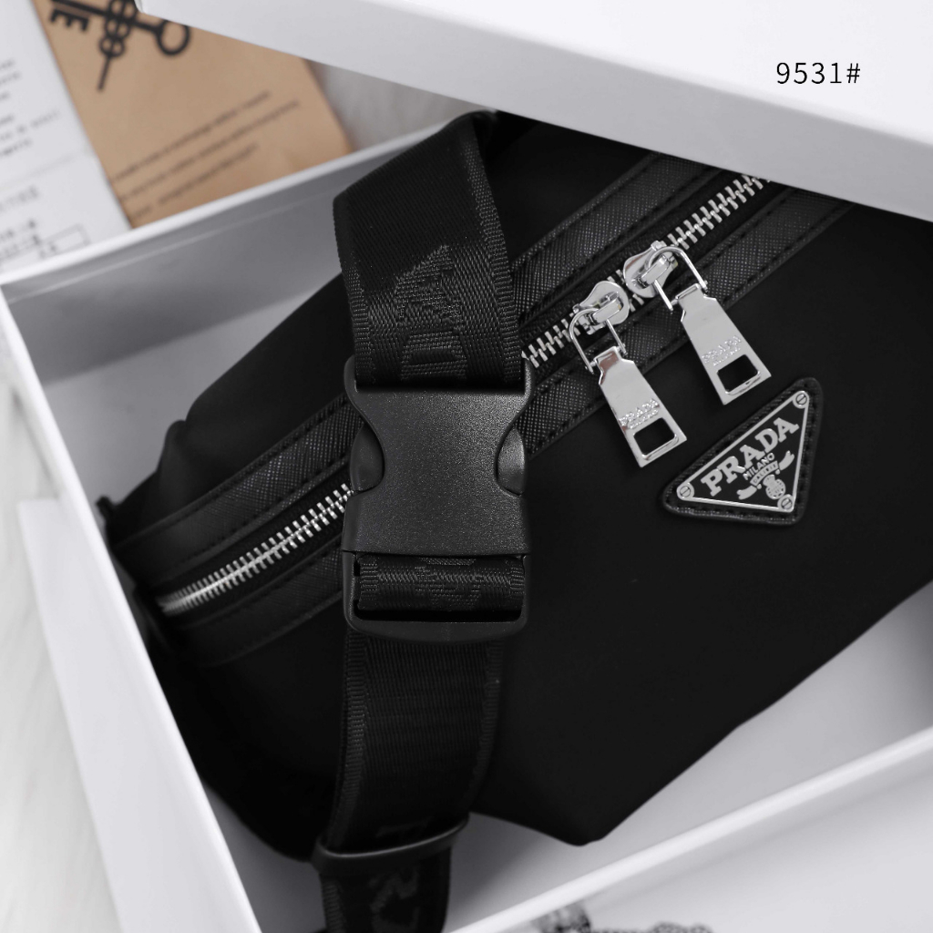 PR 9531 Waist Bag Logo Zipper