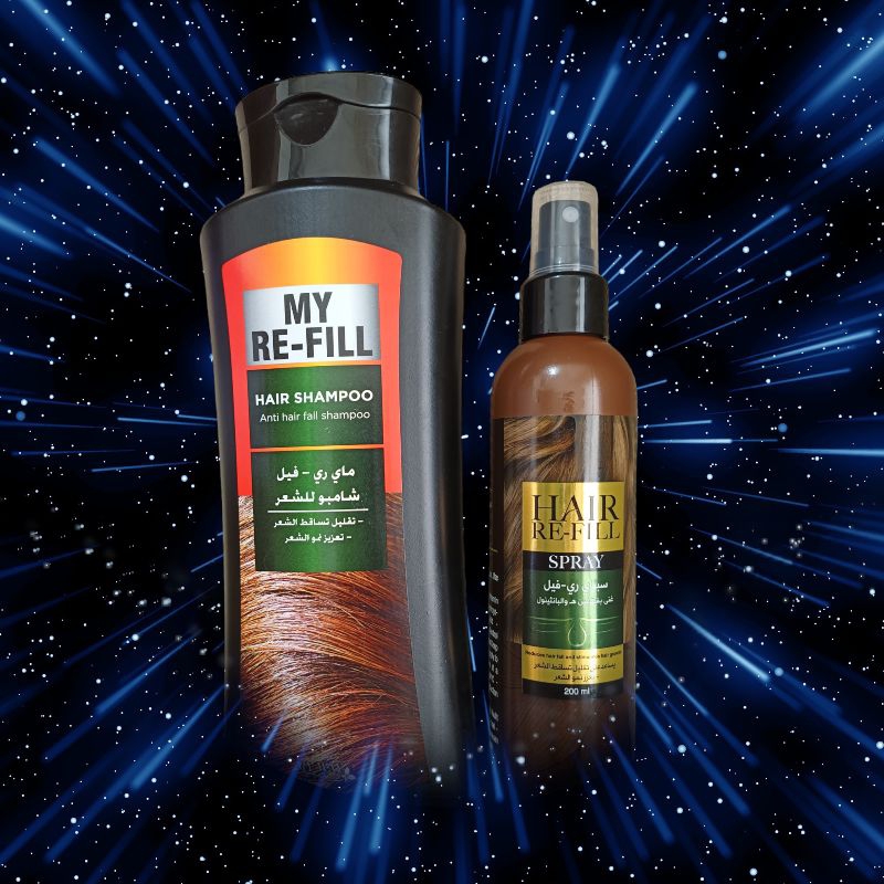 RE-FILL SET Anti Hair Fall MY WAY (Spray + Shampoo) Perawatan Rambut Rontok