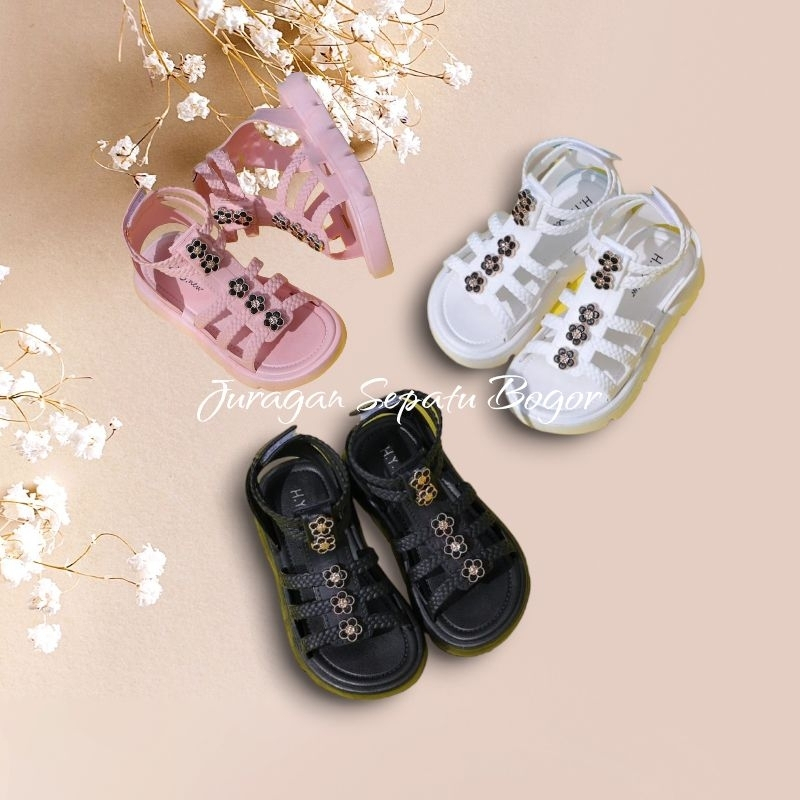 Sandal Jelly Anak Import Korean Style 1705-2 / Sandal Anak Perempuan Bahan Karet Model lucu 2 - 10 Tahun