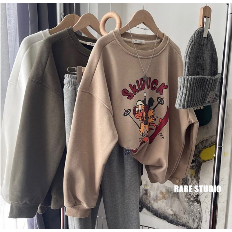 SKIDUCK CREWNECK OVERSIZE - SWEATER OBLONG WANITA