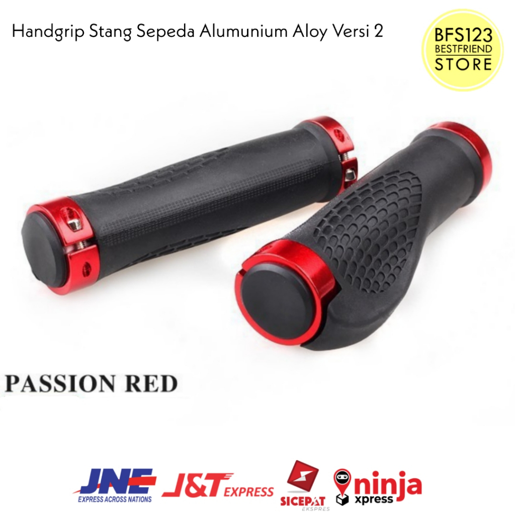 Handgrip Stang Sepeda Alumunium Aloy Versi 2