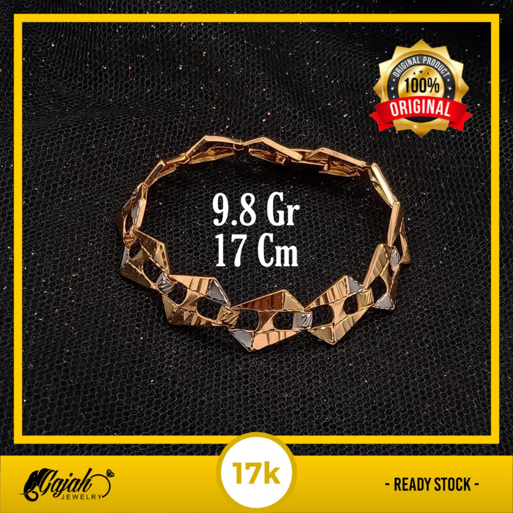 Gelang Emas 17K - 9.8 Gr Kadar 750 - 4838