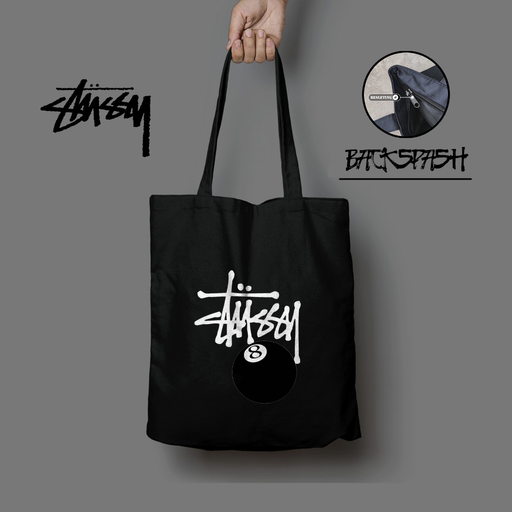 Tas Totebag Stussy Skate Pria Wanita - STUSSY B