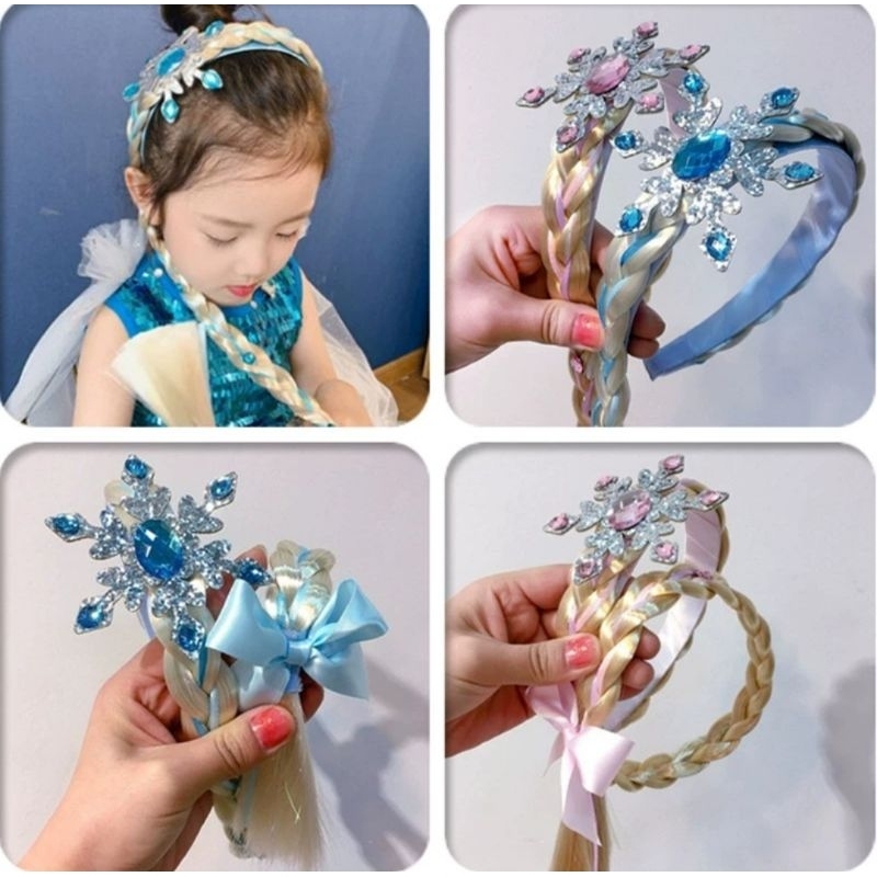 [ULTRATOYS] BANDO HAIR ELSA BANDO RAMBUT KEPANG