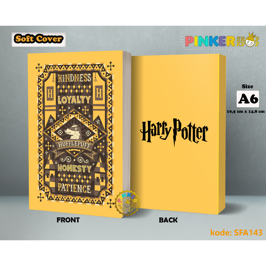 

(SFA143) Pocket Note Anime HARRY POTTER RAFFE Softcover A6/A5 Buku Tulis catatan Notes Agenda Planner Jurnal