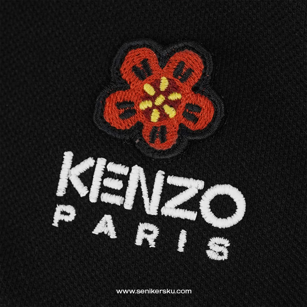 Kenzo Boke Flower Polo Shirt Black