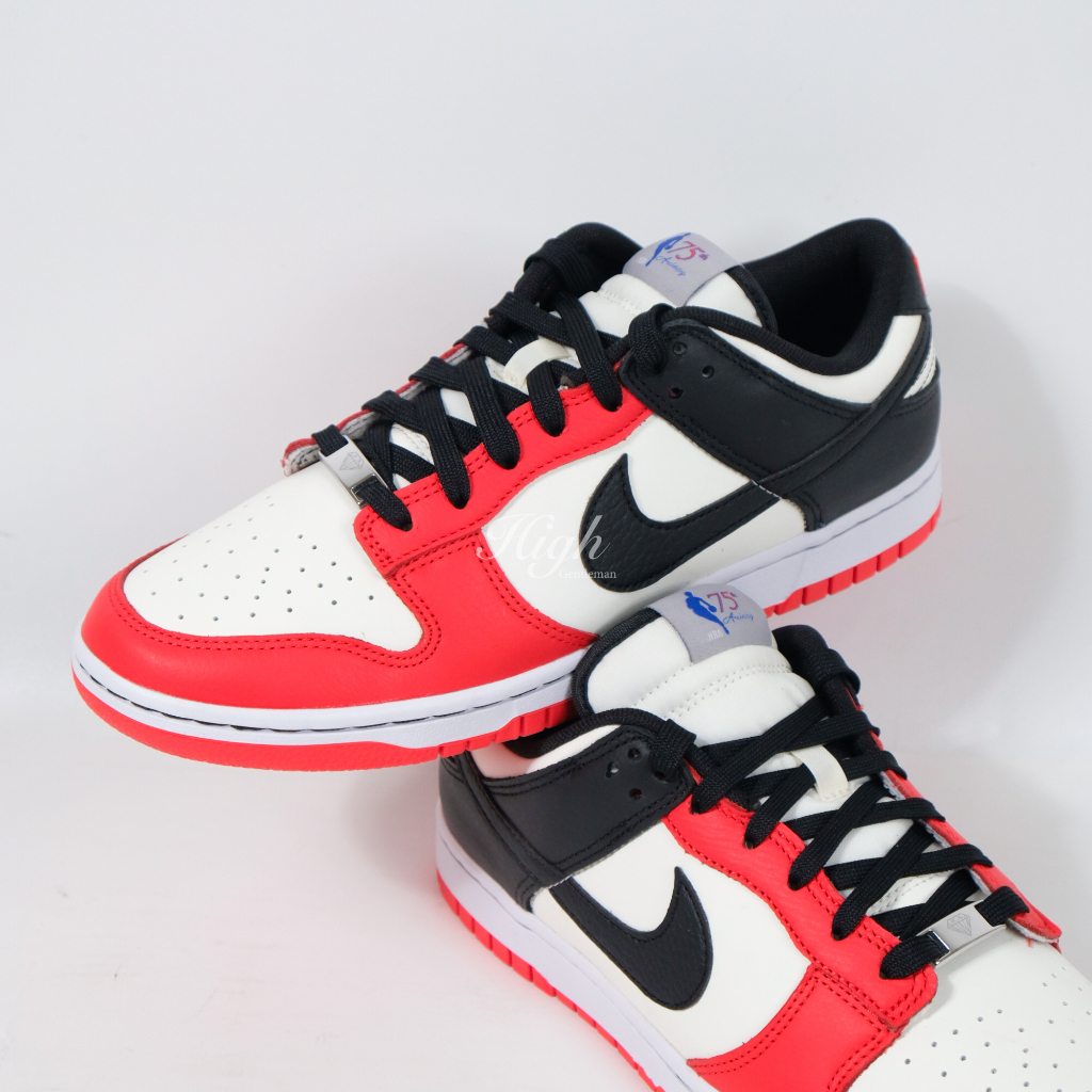 Nike Dunk Low EMB NBA 75th Anniversary Chicago DD3363-100