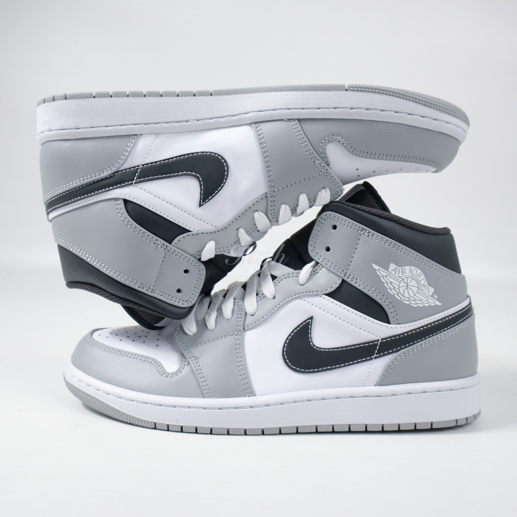 Air Jordan 1 Mid Light Smoke Grey 2022 (Men) 554724-078
