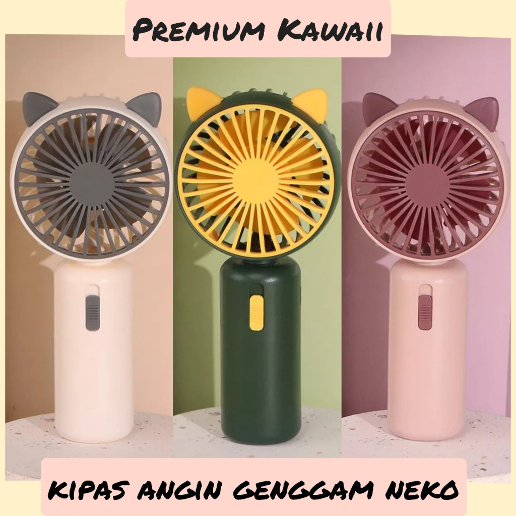 [ PREMIUM ] KIPAS ANGIN GENGGAM USB MINI LUCU KAWAI FAN PORTABLE KIPAS ANGIN MINI KIPAS ANGIN USB