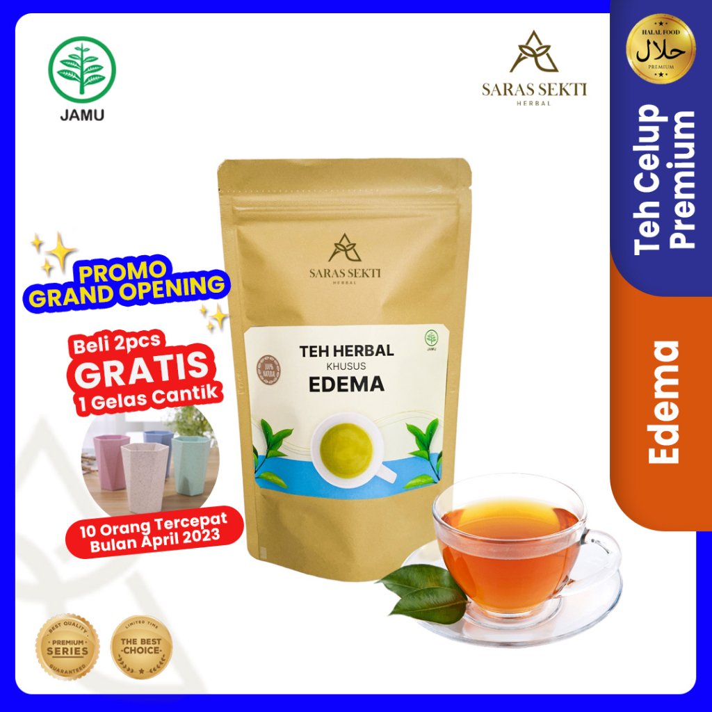 

SARASSEKTI Teh Celup Anti Peradangan Herbal Minuman Obat Edema Alami 100% ORIGINAL