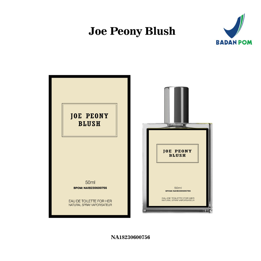 Kanzo - [BPOM] Parfum Joe Peony Blush 50ml Premium / Parfum Joe Peony Blush 50ml Best Seller / Parfum Unisex Wangi Tahan Lama