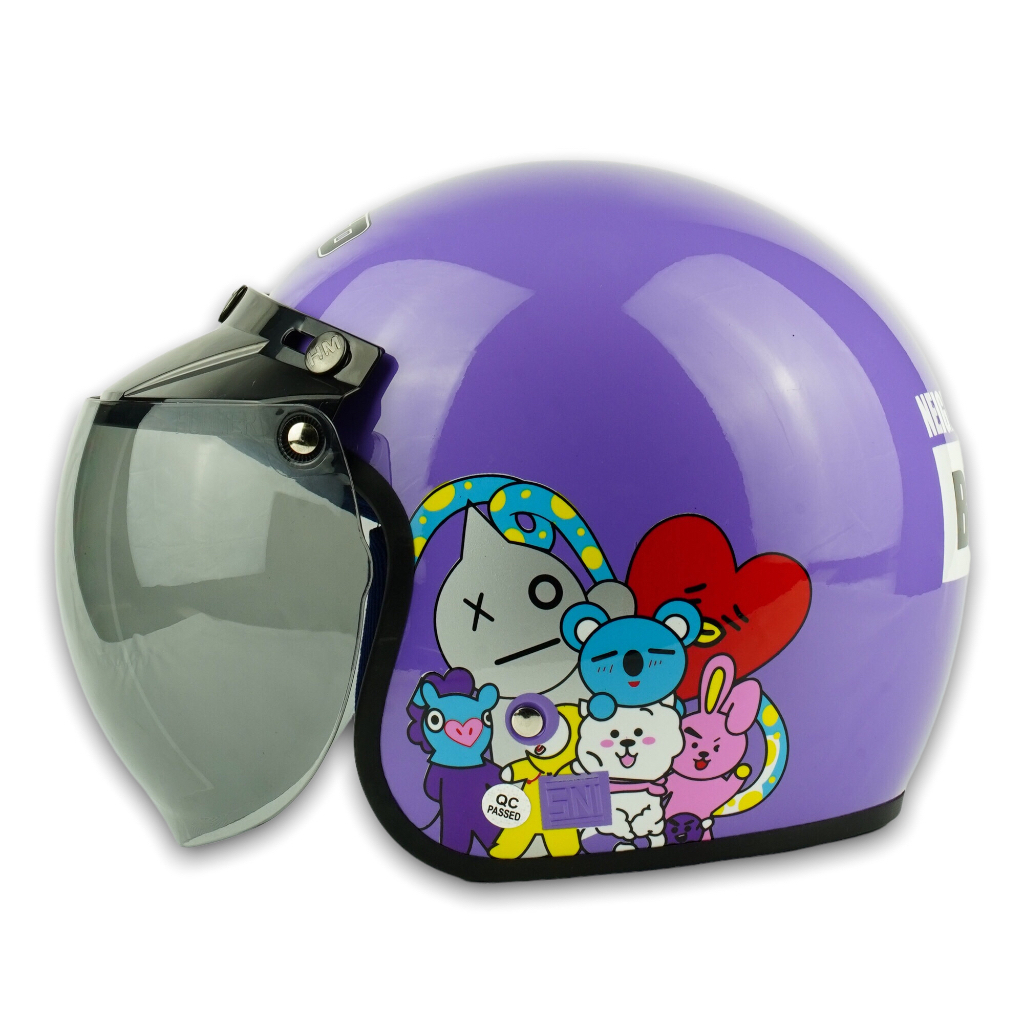 Helm Anak Semi Retro - BT21