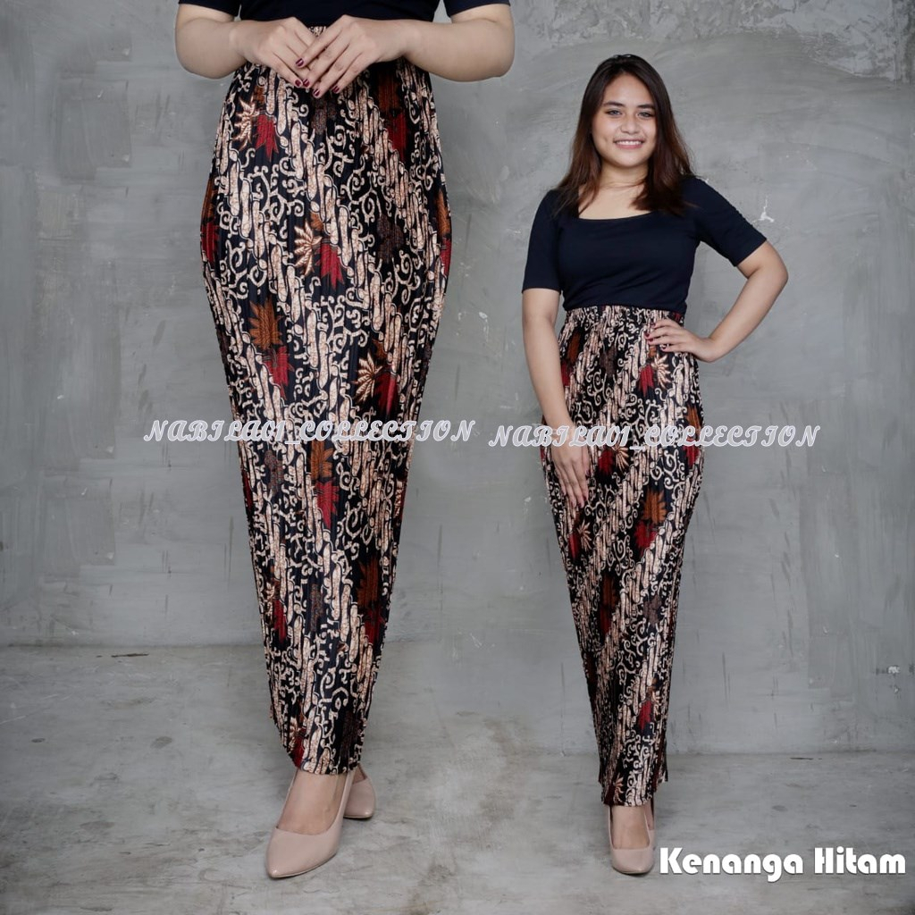 ROK PLISKET TERMURAH Allsize Batik / Bawahan Kebaya Batik / Rok Batik Jumbo