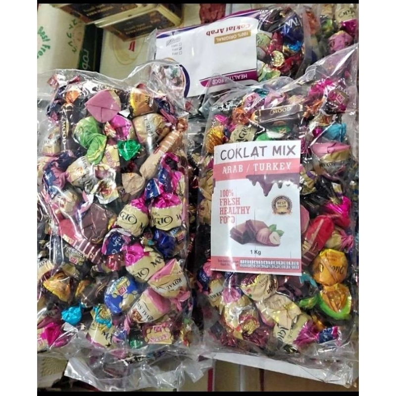 

coklat Mix Arab cemilan ole² haji&umroh ready makassar