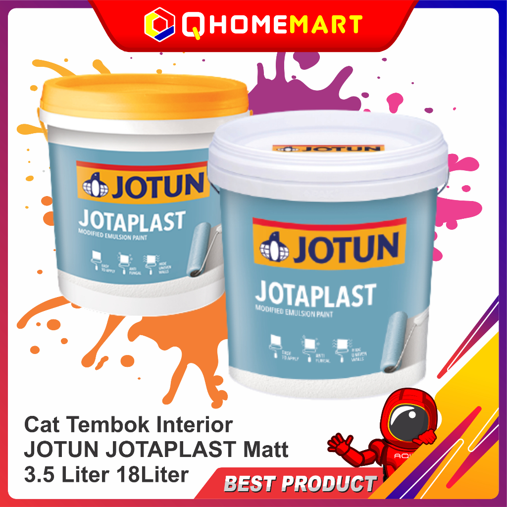 Cat Tembok Interior JOTUN JOTAPLAST Matt Base Mixing 3.5 Liter 18Liter