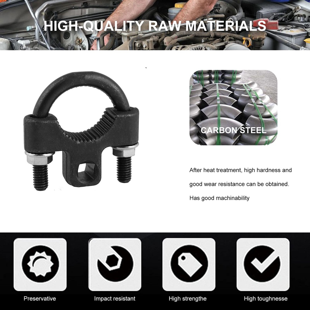 3/8Inci Inner Tie Rod Tool Auto Chassis Rocker Install and Disassembly Car Accessories Alat Instalasi Penghapusan Tongkat Ikat Dalam, Universal Otomatis 3/8 Inci.