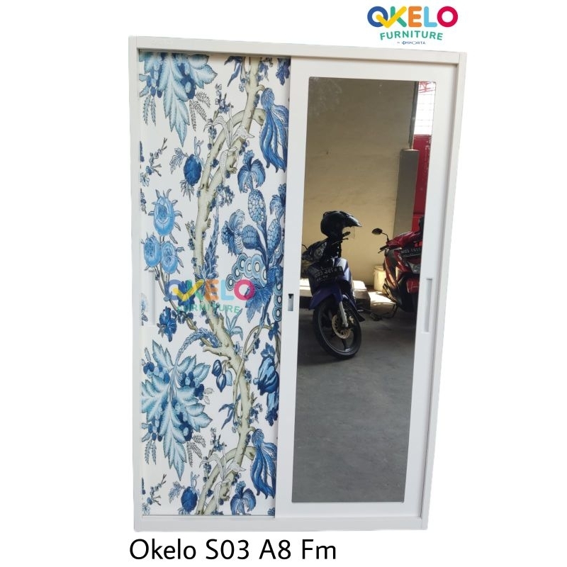 LEMARI SLEDING BESI OKELO