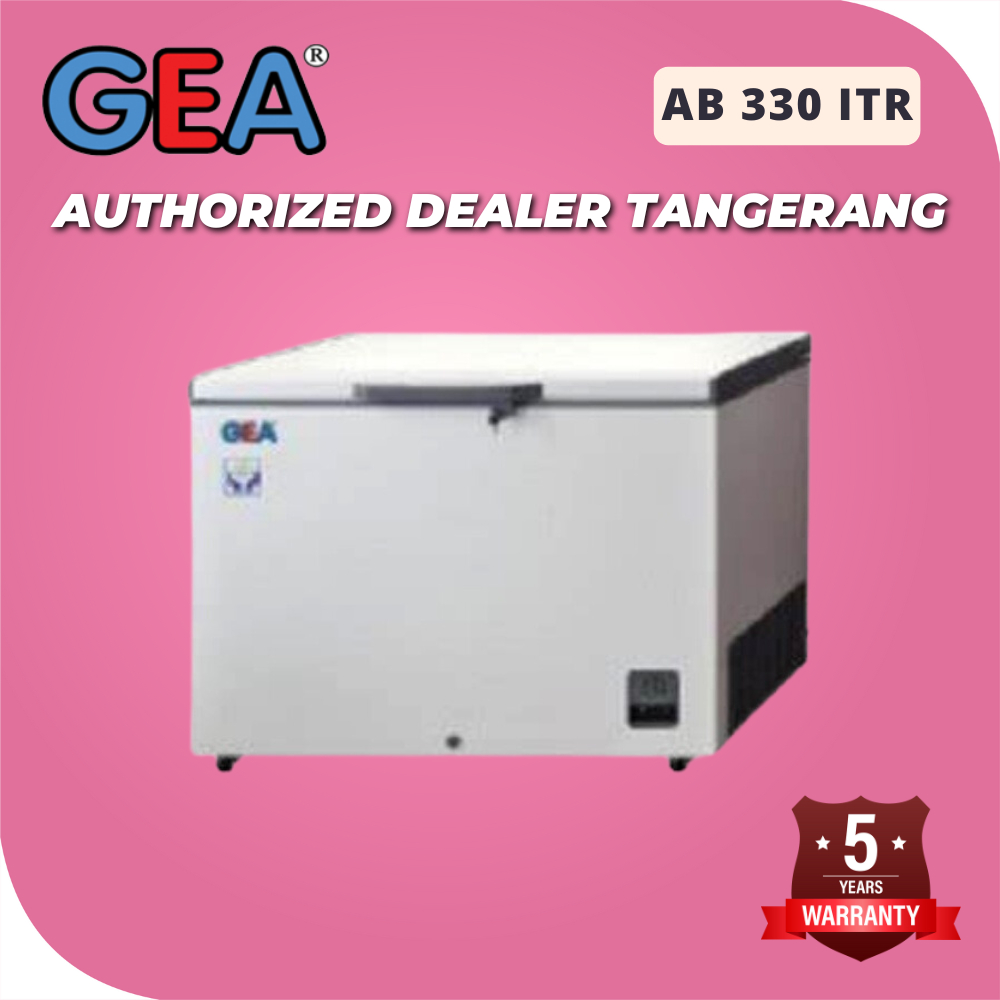 CHEST FREEZER INVERTER GEA AB-330-ITR KULKAS BOX HEMAT LISTRIK