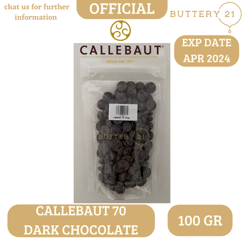 

REPACK 100 GR Callebaut Dark Chocolate 70-30-38