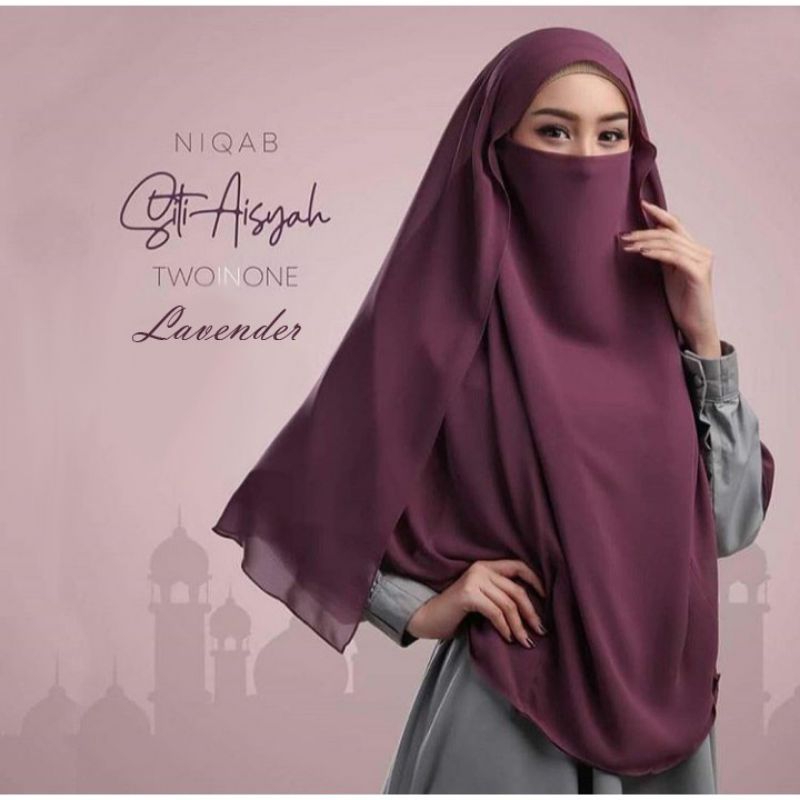 Jilbab Hijab Kerudung Bergo Instan French Khimar Cadar Tali Siti Aisyah Niqab