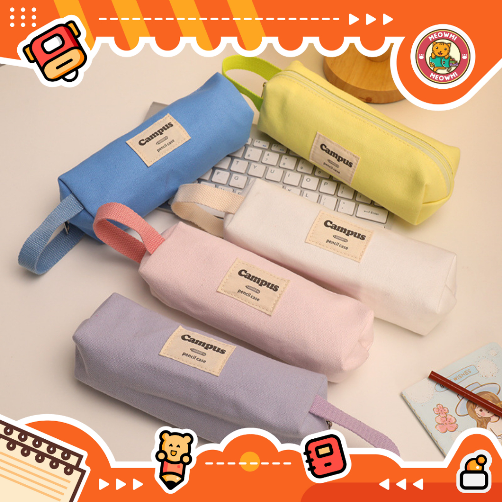 

Tempat Pensil Campus Pastel Color Japan Ins Aesthetic Jumbo Pencil Casse PC0205
