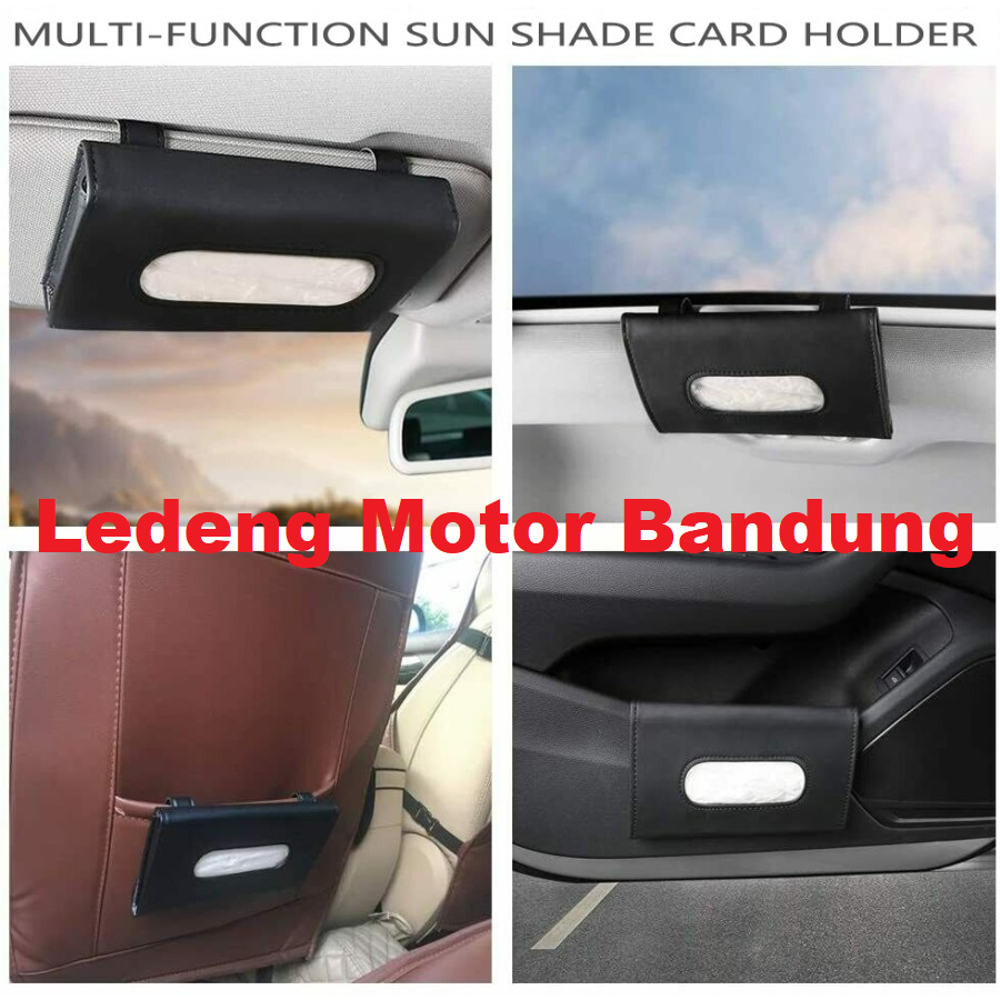 Tempat Tisu Gantung Mobil Kotak Tissue Jepit Sunvisor Car