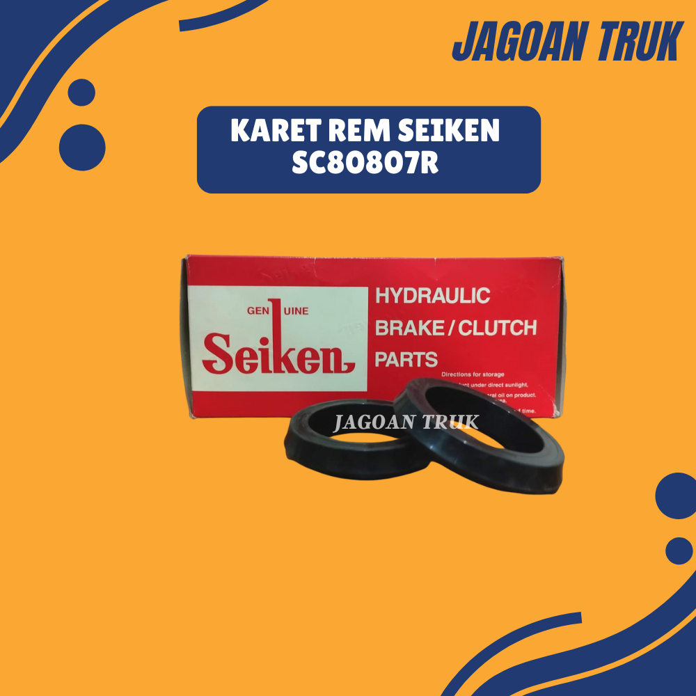 Karet Rem SEIKEN (SC80207R) Depan Hino Lohan/Isuzu Giga
