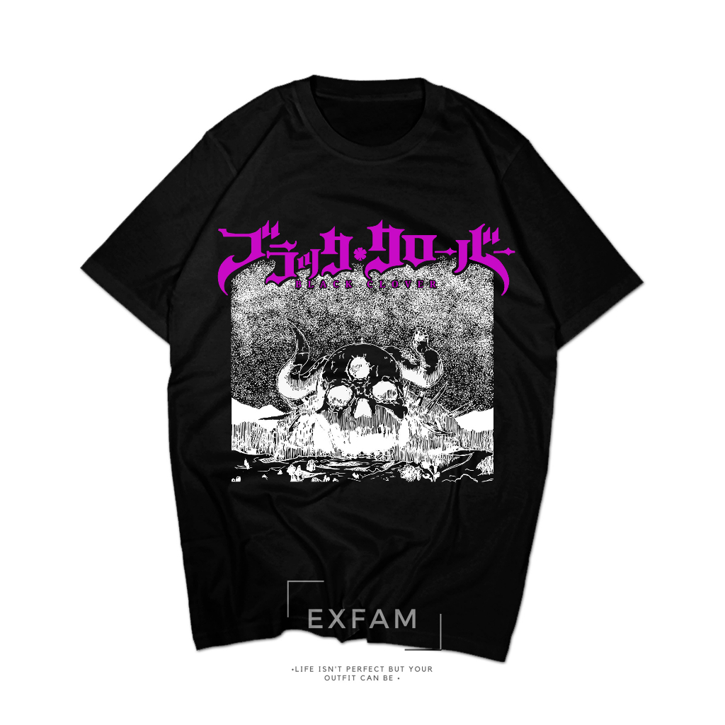 T Shirt Kaos Anime Black Clover