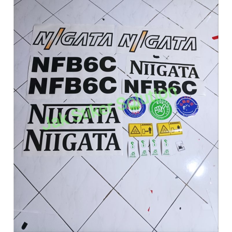 

Stiker Niigata NFB6C Sticker Aspalt Finisher (12Ton)