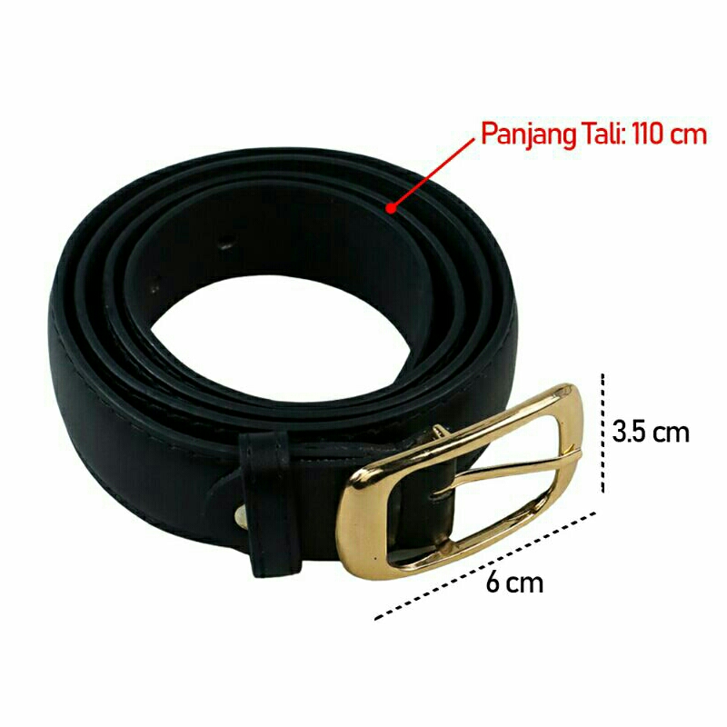 Tali Ikat Pinggang Wanita Korean Fashion Women Leather Belt lcl-hf38 Black