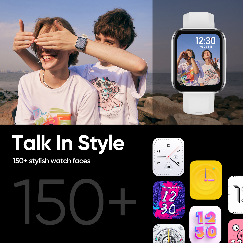 DIZO by realme techlife DIZO Watch D Talk white smartwatch