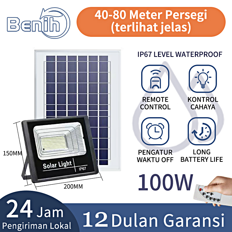 BENIH DITINGKATKAN Upgrade Garansi Satu Tahun Lampu Sorot Tenaga Surya/ Lampu Sorot Solar Cell Sni Kap Sorot Lampu Tebak Tenaga Matahari / Lampu Tembak Solar