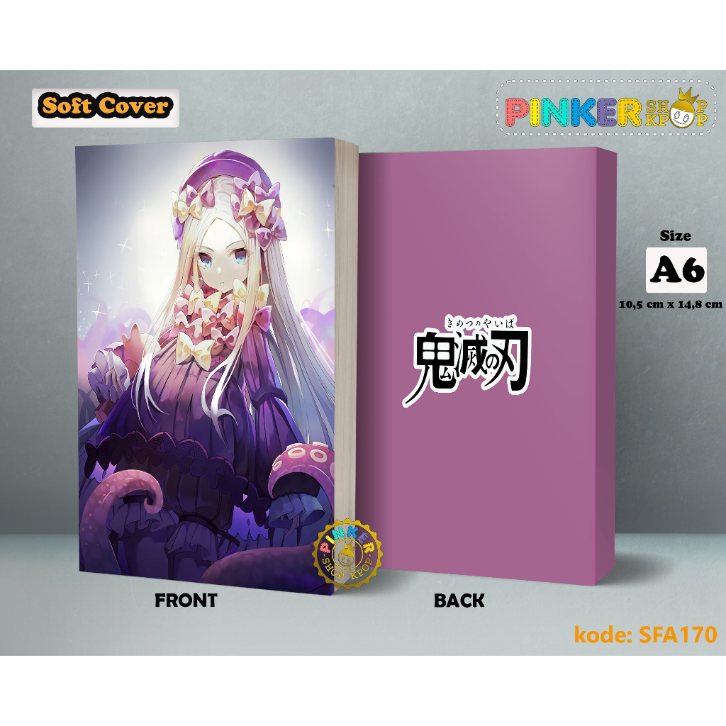 

(SFA170) Pocket Note Anime DEMON SLAYER Softcover A6/A5 Buku Tulis catatan Notes Agenda Planner Jurnal