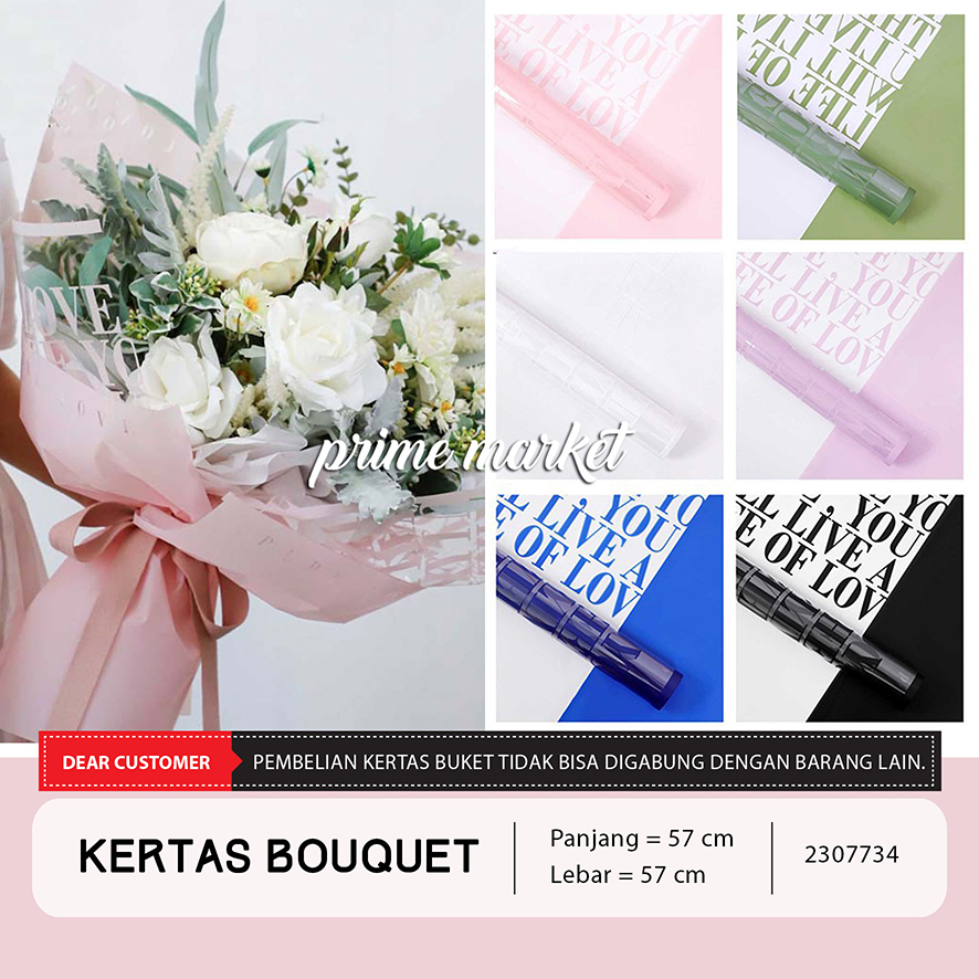 

Kertas Buket Bunga Kertas Cellophane Buket Kertas Bunga Paper Flower Wrapping Plastik Buket Bunga (2307734)