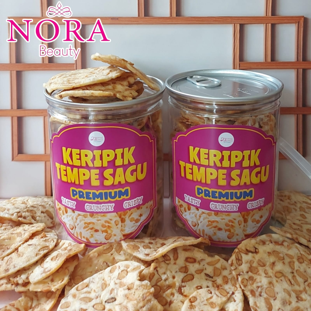 

Cemilan Keripik Tempe Sagu Kemasan CAN Premium //murah