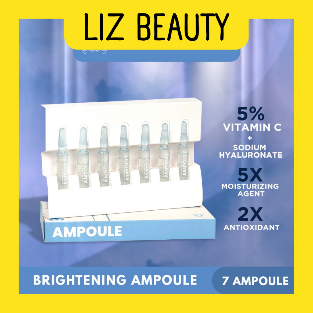 LIZBEAUTY - Madame Gie Brightening Ampoule Serum 5% Vit C - 5X Moisturizing Agent Moisturizer Cream Hydrating Lightening