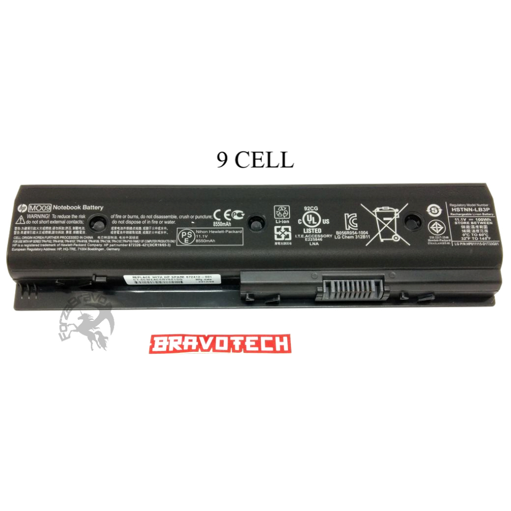 Baterai Batttrey Batre Laptop HP MO06 Pavilion Envy dv4 dv4t dv6 dv6t dv6z dv7 9 CELL Original