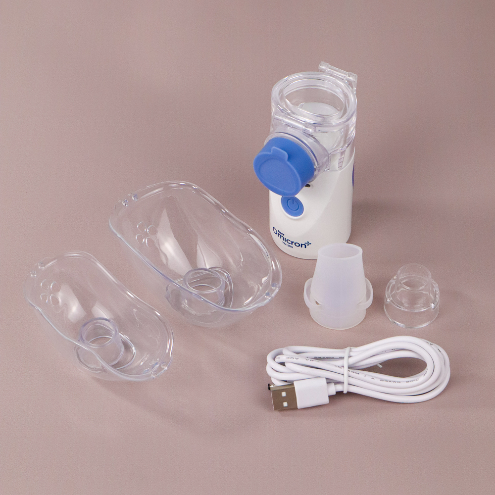 TaffOMICRON Alat Terapi Pernafasan Asthma Inhale Nebulizer - YM-3R9 - White