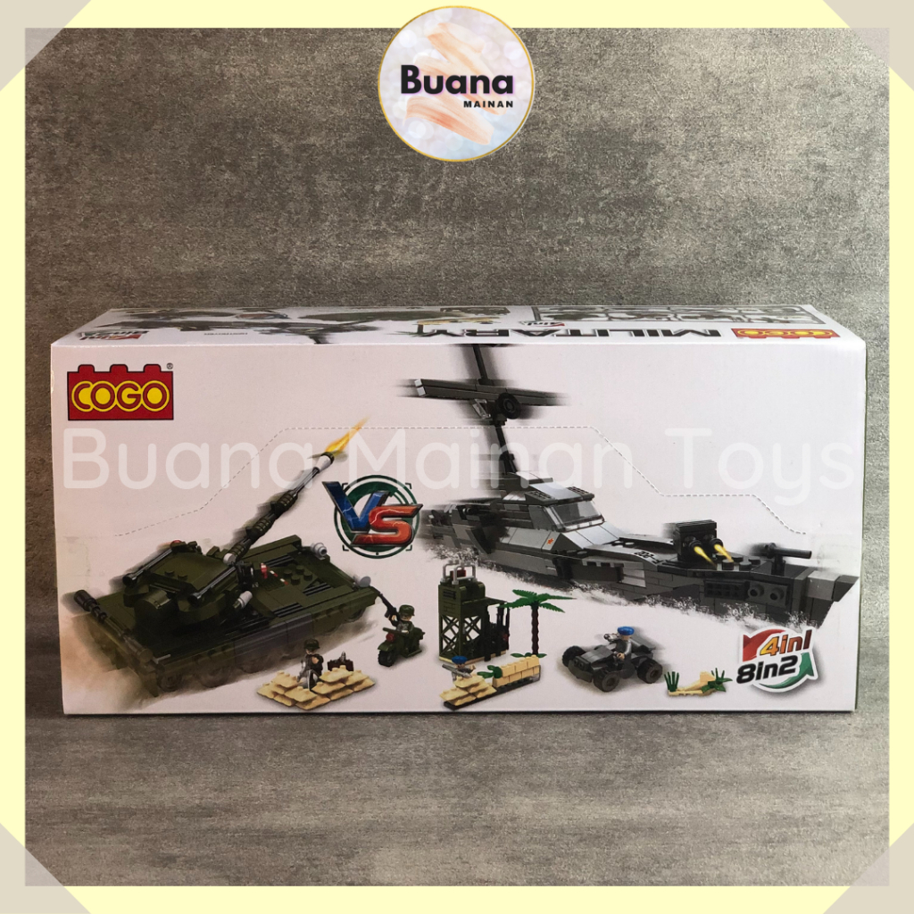 BRICKS COGO MILITARY VEHICLE BUILDER COMBINE KENDARAAN PERANG MAINAN EDUKASI ANAK COWO CEWE BRICK BLOCK TOY