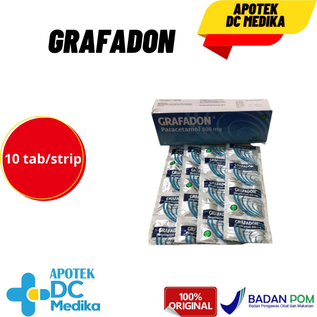 GRAFADON/PEREDA NYERI/SAKIT KEPALA/PUSING/DEMAM