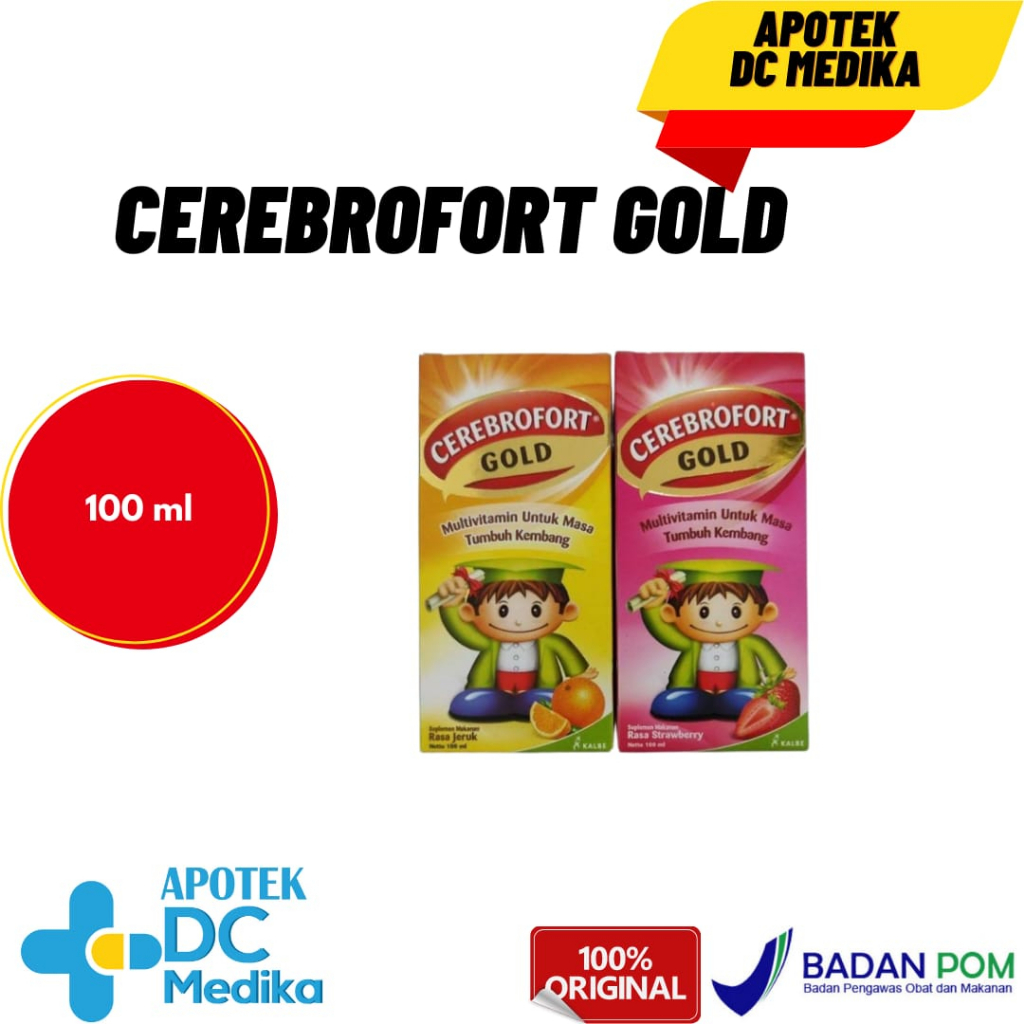 Cerebrofort gold 100ml/tumbuh kembang