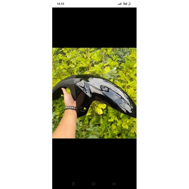 cover sepakbor slebor depan Yamaha R15 hitam
