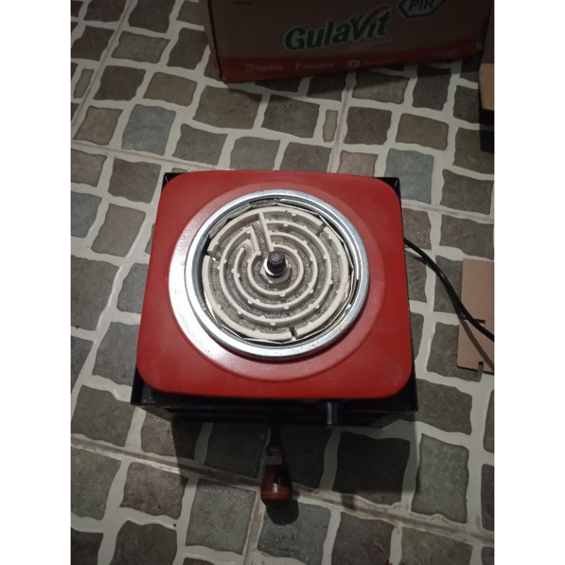 kompor leker Listrik 1 tungku loyang uk 17.5 cm bahan kuningan