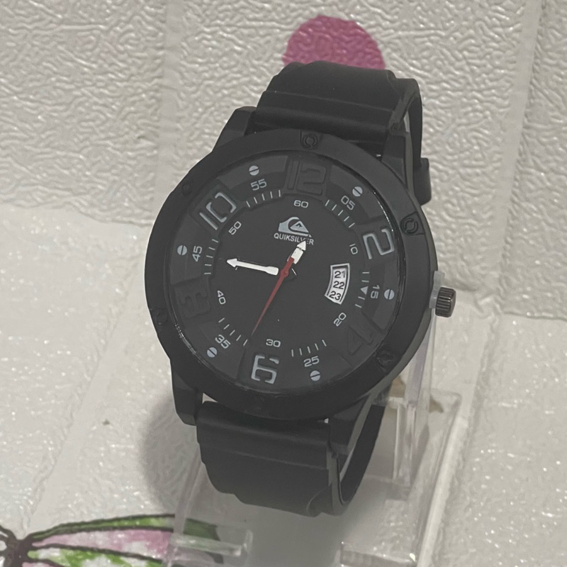 JAM TANGAN PRIA ANALOG TGL SABIT STRAP RUBBER G-3625