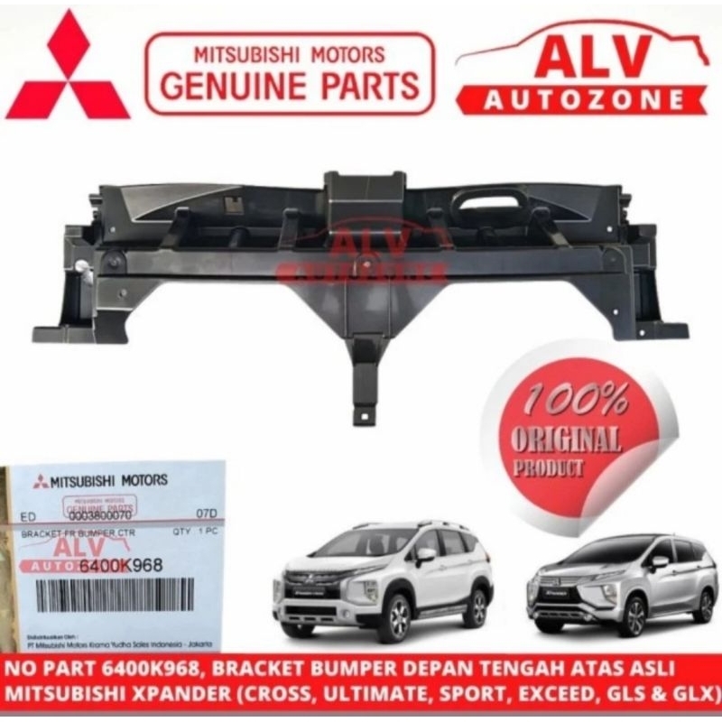 BRACKET BUMPER DEPAN ATAS TENGAH ORIGINAL MITSUBISHI XPANDER (TYPE CROSS, ULTIMATE, SPORT, EXCEED, G
