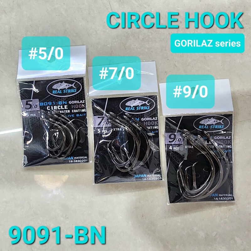 CIRCLE HOOK 9091-BN GORILAZ series