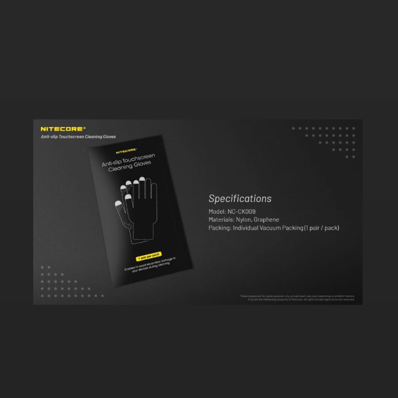 Anti-slip Touchscreen Cleaning Gloves Camera NC-CK009