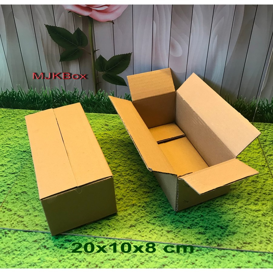 

kardus karton box uk.20x10x8 cm.....ST ..polos MODEL INDOMIE