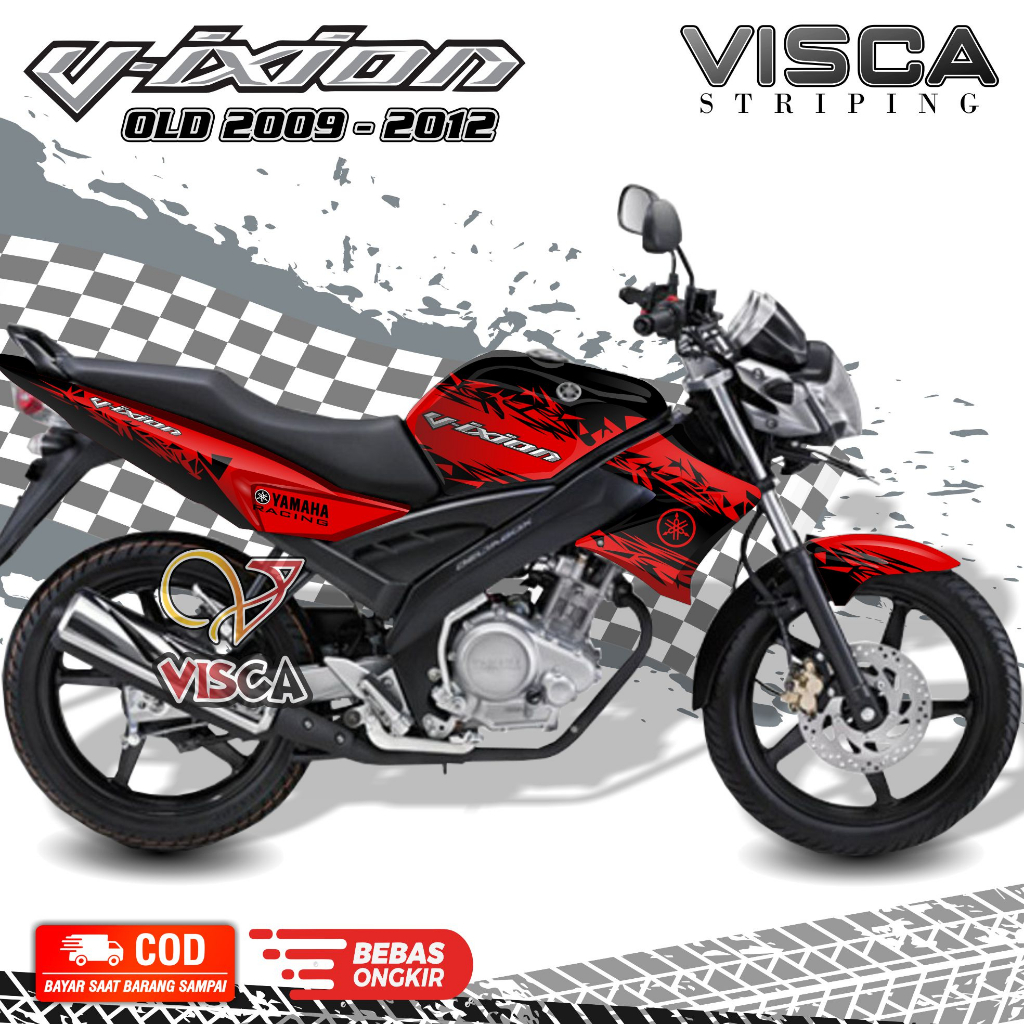 Decal Vixion OLD - Stiker Vixion OLD - Dekal Vixion OLD Full Body - Striping Vixion OLD Variasi - De